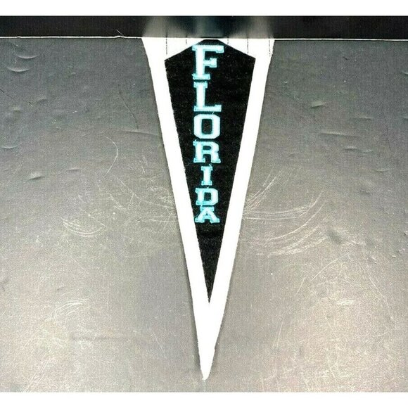 MLB Florida Marlins White Team Logo Baseball Mini Pennant Winning Streak Miami - Picture 3 of 5